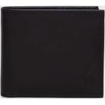 Designer Luxusní peněženky Polo Ralph Lauren v černé barvě z kůže ve slevě 