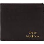 Pánské Designer Luxusní peněženky Polo Ralph Lauren v hnědé barvě z kůže ve slevě 