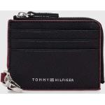 Luxusní peněženky Tommy Hilfiger v černé barvě z kůže s blokováním RFID 