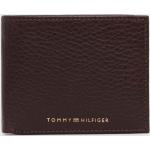 Luxusní peněženky Tommy Hilfiger v hnědé barvě z kůže 