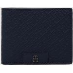 Luxusní peněženky Tommy Hilfiger v námořnicky modré barvě z kůže 