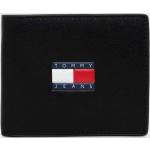 Kožené peněženky Tommy Hilfiger v černé barvě z polyuretanu s blokováním RFID ve slevě 