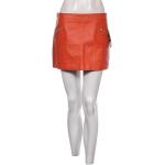 Dámské Kožené sukně GIPSY 05 v oranžové barvě z kůže ve velikosti M ve slevě 
