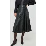 Dámské Kožené sukně Ivy Oak v černé barvě z polyesteru ve velikosti 10 XL 
