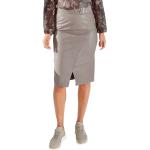Dámské Kožené sukně Amy Vermont v béžové barvě v ležérním stylu ve slevě 