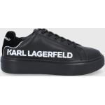 Dámské Tenisky na platformě Karl Lagerfeld v černé barvě z kůže ve velikosti 41 ve slevě 