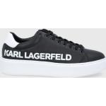 Kožené tenisky Karl Lagerfeld v černé barvě z kůže ve velikosti 46 