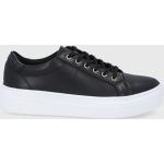 Kožené boty Vagabond Shoemakers Zoe Platform černá barva