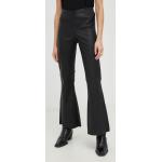 Dámské Designer Kožené kalhoty BY MALENE BIRGER v černé barvě z kůže ve velikosti 9 XL s vysokým pasem udržitelná móda 