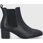 Dámské Kotníčkové boty na podpatku LEVI´S v černé barvě z kůže ve velikosti 38 