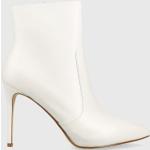 Dámské Designer Kotníčkové boty na podpatku Michael Kors v bílé barvě z kůže ve velikosti 41 ve slevě 