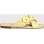 Dámské Kožené pantofle Guess v žluté barvě z kůže ve velikosti 38 ve slevě 