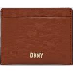 Dámské Designer Pouzdra na doklady DKNY v hnědé barvě z polyesteru 