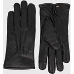 Pánské Kožené rukavice Boss v černé barvě z jehněčí kůže ve velikosti M 