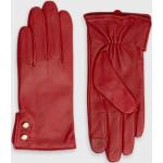 Dámské Designer Kožené rukavice Ralph Lauren Ralph v červené barvě z kůže ve velikosti S 