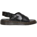Dámské Kožené sandály Dr. Martens v černé barvě z kůže ve velikosti 46 na léto 