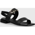 Dámské Kožené sandály FURLA Furla v černé barvě z kůže ve velikosti 40 na léto 