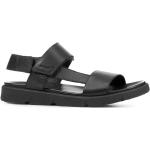 Pánské Kožené sandály Geox v černé barvě z kůže ve velikosti 46 na léto 