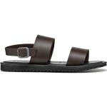 Pánské Kožené sandály Geox v hnědé barvě z kůže ve velikosti 45 na léto 