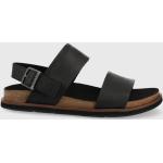 Pánské Kožené sandály Timberland v černé barvě z kůže ve velikosti 46 na léto udržitelná móda 