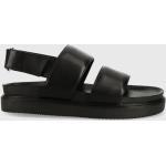Pánské Kožené sandály Vagabond v černé barvě z kůže ve velikosti 43 ve slevě na léto 