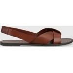 Kožené sandály Vagabond Shoemakers TIA 2.0 dámské, hnědá barva, 5531-001-27