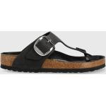 Dámské Kožené sandály Birkenstock v černé barvě z kůže ve velikosti 41 na léto udržitelná móda 