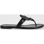 Dámské Designer Kožené sandály Tory Burch v černé barvě z kůže ve velikosti 37 na léto 
