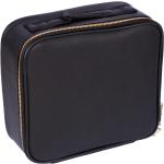 Kosmetické kufry v černé barvě z koženky veganské 
