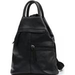 Kožený batoh Vivian černý