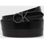 Dámské Designer Kožené pásky Calvin Klein v černé barvě z kůže délka 80 ve slevě 