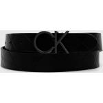 Dámské Designer Kožené pásky Calvin Klein v černé barvě z kůže délka 95 ve slevě 