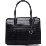 Dámské Luxusní kabelky David Jones v černé barvě z koženky ve slevě 
