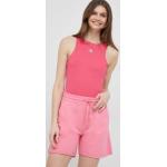 Dámská  Letní móda Blauer v růžové barvě z bavlny ve velikosti S s vysokým pasem 