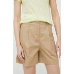 Dámská  Letní móda United Colors of Benetton v béžové barvě z bavlny ve velikosti 9 XL s vysokým pasem 
