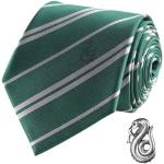 Pánské Kravaty v zelené barvě v elegantním stylu z mikrovlákna s motivem Harry Potter 