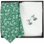 Pánské Kravaty v zelené barvě z bavlny 