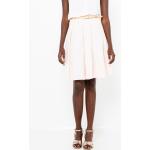 Dámské Skládané sukně Camaieu v bílé barvě z bavlny ve velikosti XXL mini plus size 