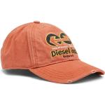 Pánské Kšiltovky Diesel v oranžové barvě 