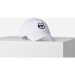 Dámské Basebalové čepice Karl Lagerfeld v bílé barvě v ležérním stylu 