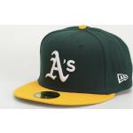 Kšiltovka New Era MLB AC Perf 59Fifty Oakland Athletics (green/yellow)