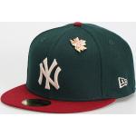Pánské Kšiltovky NEW ERA 59FIFTY v tmavě zelené barvě s motivem New York Yankees ve slevě 