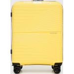 Dámské Textilní kufry American Tourister Nepromokavé v žluté barvě s teleskopickou rukojetí 