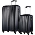 Sady kufrů Slazenger v černé barvě v elegantním stylu s palubními rozměry o objemu 35 l 2 ks v balení 