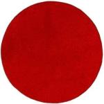 Kulaté koberce v červené barvě z polypropylenu 