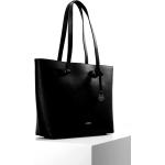 Dámské Shopper L. Credi v černé barvě v elegantním stylu z koženky s vnitřním organizérem 