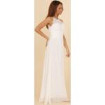 Dámské Maxi šaty L&L v bílé barvě ve velikosti M s odhalenými rameni 