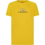 Pánská  Sportovní trička La Sportiva v žluté barvě ve velikosti L 