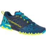 Pánské Krosové běžecké boty La Sportiva Bushido v modré barvě ze síťoviny ve velikosti 43,5 