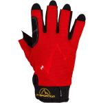 Pánské Kožené rukavice La Sportiva v červené barvě z kůže ve velikosti M 